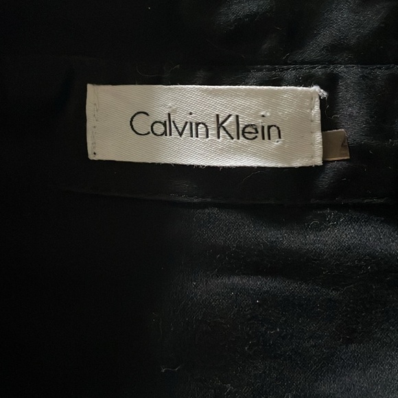 Calvin Klein Black Short Sleeve Safari Dress Size 4 - Picture 6 of 11